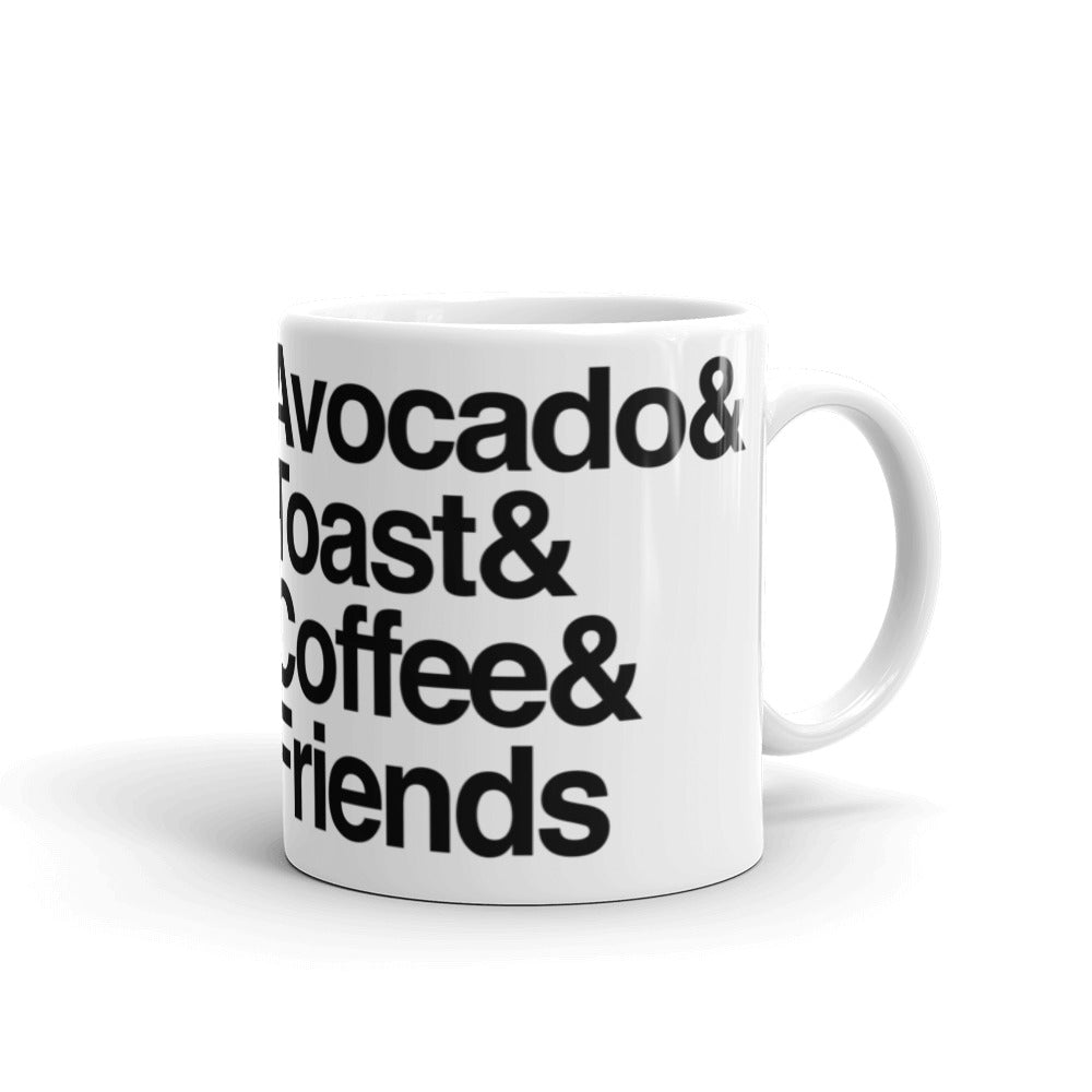 Avocado Toast Coffee and Friends Mug - 11oz